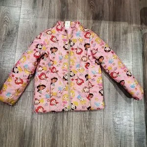Disney | Jackets & Coats | Girls Disneyjacket Size 78 Princess Pink ...